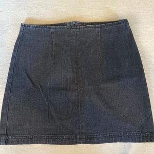 PacSun black Jean mini skirt